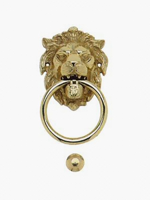 deurklopper brons leeuwenkop